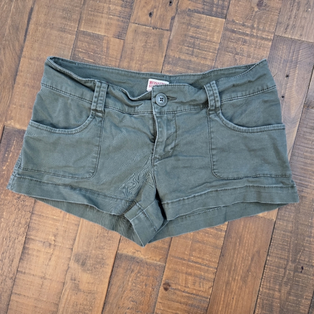 Rossimo Supply Co. Women's Low Rise Green Shorts Size 1